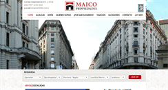 Desktop Screenshot of maicopropiedades.com.ar